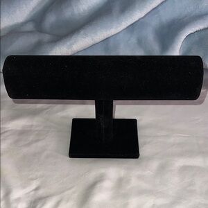 Elegant Black Velvet Jewelry Display Stand